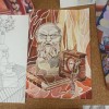 Занятия изобразительным искусством в студии музея 