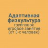 Адаптивная физкультура групповое игровое занятие (от 3-х человек)