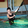 Тренировка по гребле в бассейне