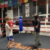 Групповая детская тренировка по боксу
