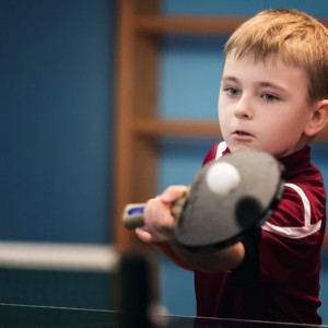 Групповые тренировки для детей по настольному теннису