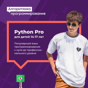 Программирование на Python Pro для ребят 14-17 лет в Центре