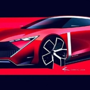 Рисунок автомобиля, дизайн автомобиля