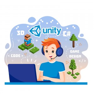 Создание игр в Unity для школьников от 11 лет на Визе