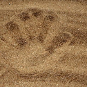 Я рисую на песке
