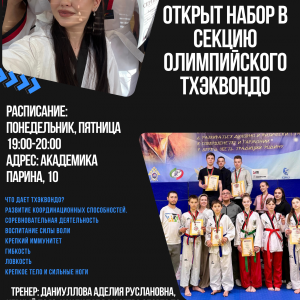 Тхэквондо для детей