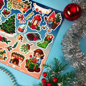 Мастер-класс «Создание новогоднего стикерпака» (м. Митино)