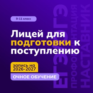 Лицей 9-11 класс