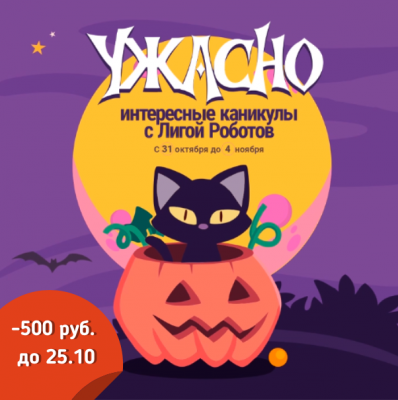 Осенняя школа от Лиги Роботов