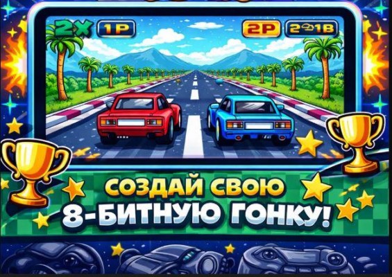 Мастер-класс «Автодром: создаем игру, в которую можно играть с другом»