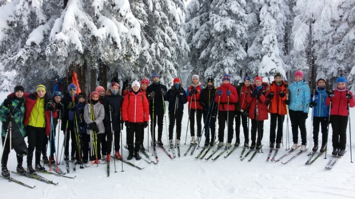 Занятия по лыжным гонкам для детей
