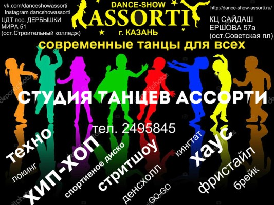 Студия современных танцевальных направлений «Ассорти» (ул. Н. Ершова)