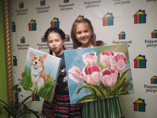 Студия современного искусства «Радужный рисунок» в Омске: для детей 2-18 лет
