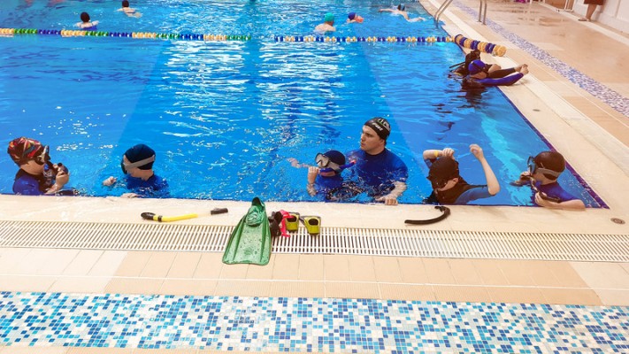 Детская школа подводного плавания