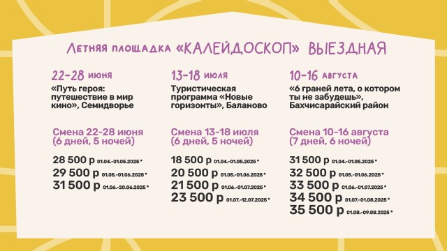 Летний городской лагерь