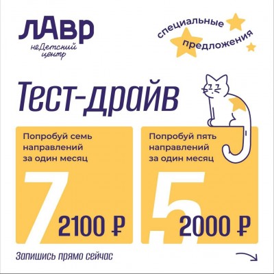 Тест-драйв в неДетском центре 
