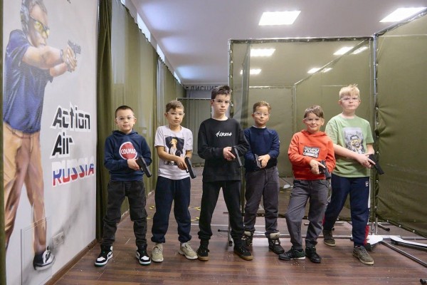 Практическая стрельба из пневматического пистолета  IPSC Action Air