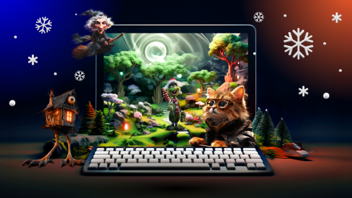 Мастер-класс «Создаем новогодний сайт для секретной миссии»