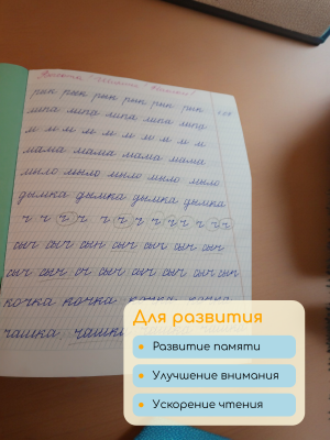 Исправление почерка, каллиграфия