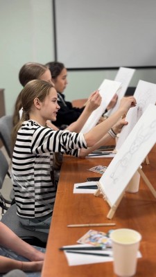 Мастер-класс по акриловой живописи